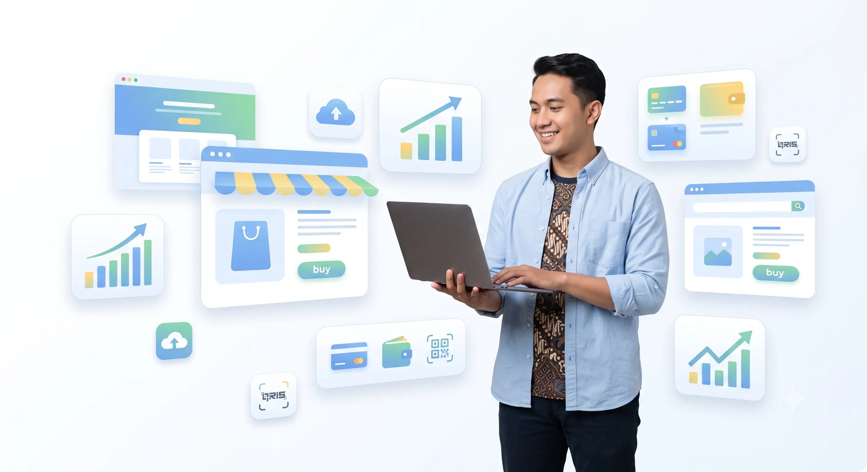 Contoh website bisnis yang dibuat kitangoding
